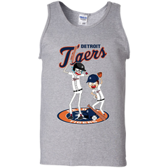 Detroit Tigers Baseball Rick And Morty Tank Top - The White Eagles