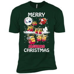 South Alabama Jaguars Ugly Christmas Sweaters Minions Santa Claus Merry Christmas Men's Sleeve Shirt - The White Eagles