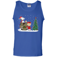 Atlanta Falcons Snoopy The Peanuts Ugly Christmas Sweater  Super Bowl Tank Top - The White Eagles