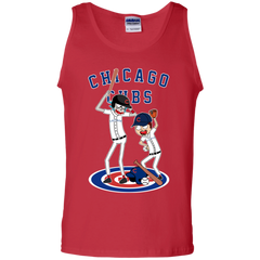 Chicago Cubs Baseball Rick And Morty Tank Top - The White Eagles