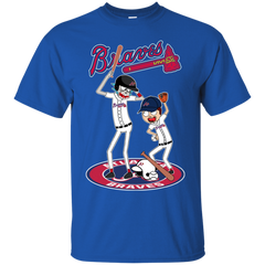Atlanta Braves Baseball Rick And Morty Cotton T-Shirt - The White Eagles