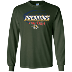 Dilly Dilly A True Friend Of The Nashville Predators LS Cotton T-Shirt - The White Eagles