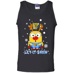 Minion Northern Colorado Bears Ugly Christmas Sweaters Let It Snow Tank Top - The White Eagles