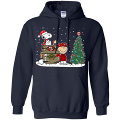 San Francisco 49ers Snoopy The Peanuts Ugly Christmas Sweater  Super Bowl Hoodie - The White Eagles