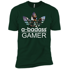 A-badass Gamer Fortnite Adidas Men's Sleeve Shirt - The White Eagles