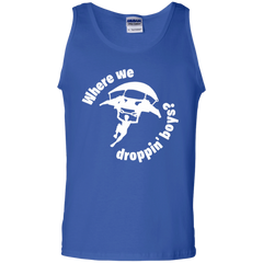 Fortnite Where We Droppin Tank Top - The White Eagles
