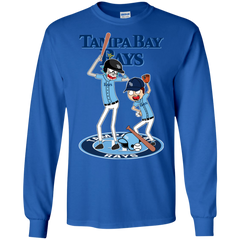 Tampa Bay Rays Baseball Rick And Morty LS Cotton T-Shirt - The White Eagles