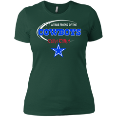 Nfl Dilly Dilly Dallas Cowboys A True Friend Of The Cowboys Ladies' Shirt - The White Eagles