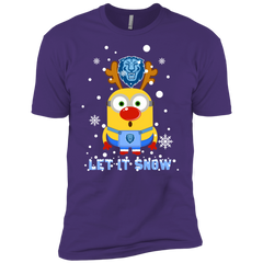 Minion Columbia Lions Ugly Christmas Sweaters Let It Snow Men's Sleeve Shirt - The White Eagles