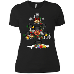 Christmas Is Coming Hockey Santa Claus Ugly Christmas Sweater Ladies' Shirt - The White Eagles