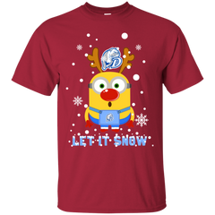 Minion Drake Bulldogs Ugly Christmas Sweaters Let It Snow Cotton T-Shirt - The White Eagles