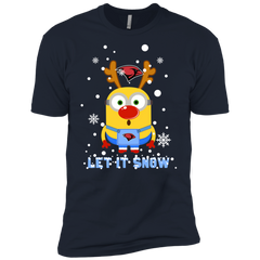 Minion Incarnate Word Cardinals Ugly Christmas Sweaters Let It Snow Men's Sleeve Shirt - The White Eagles