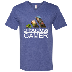 A-badass Gamer Adidas Fortnite Men's V-Neck T-Shirt - The White Eagles