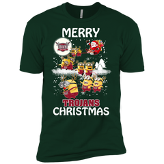 Troy Trojans Ugly Christmas Sweaters Minions Santa Claus Merry Christmas Men's Sleeve Shirt - The White Eagles