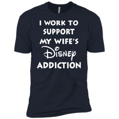 I Work To Support My Wife's Disney Addiction - Disney Shirt Men's Sleeve Shirt - The White Eagles