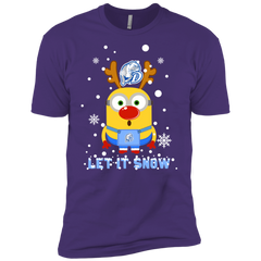 Minion Drake Bulldogs Ugly Christmas Sweaters Let It Snow Men's Sleeve Shirt - The White Eagles