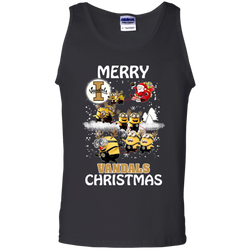 Idaho Vandals Ugly Christmas Sweaters Minions Santa Claus Merry Christmas Tank Top - The White Eagles