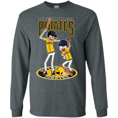 Pittsburgh Pirates Baseball Rick And Morty LS Cotton T-Shirt - The White Eagles