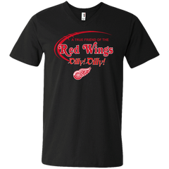 Dilly Dilly A True Friend Of The Detroit Red Wings Men's V-Neck T-Shirt - The White Eagles