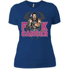 Roman Reigns Fuck Cancer Breast Cancer Awareness Ladies' Shirt - The White Eagles