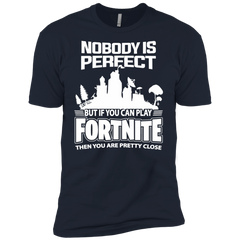 Fortnite Nobody Is Perfect But If You Can Play Fortnite Men's Sleeve Shirt - The White Eagles