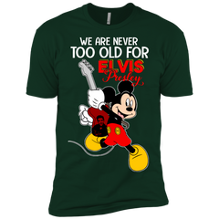 We Are Never Too Old For Elvis Presley Mickey Men's Sleeve Shirt - The White Eagles