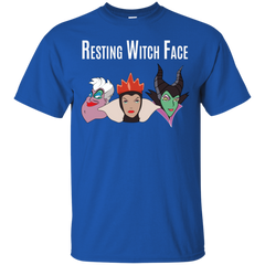 Maleficent Disney Shirt. Resting Witch Face Halloween Shirt Cotton T-Shirt - The White Eagles