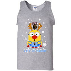 Minion Montana Grizzlies Ugly Christmas Sweaters Let It Snow Tank Top - The White Eagles