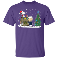 San Diego Chargers Snoopy The Peanuts Ugly Christmas Sweater  Super Bowl Cotton T-Shirt - The White Eagles
