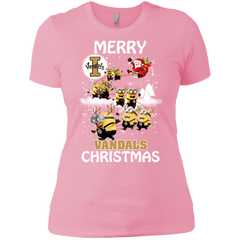Idaho Vandals Ugly Christmas Sweaters Minions Santa Claus Merry Christmas Ladies' Shirt - The White Eagles