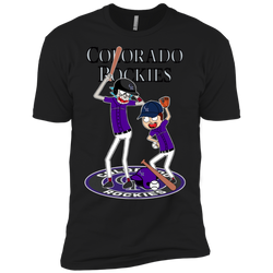 Colorado Rockies Baseball Rick And Morty Men's Sleeve Shirt - The White Eagles