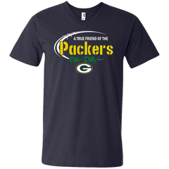 Dilly Dilly Packers A True Friend Of The Packers Men's V-Neck T-Shirt - The White Eagles
