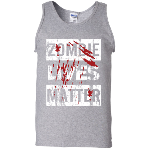 Zombie Lives Matter Tshirt Tank Top - The White Eagles