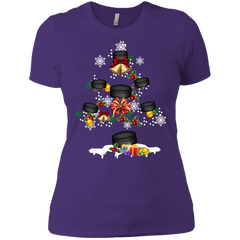 Christmas Is Coming Hockey Santa Claus Ugly Christmas Sweater Ladies' Shirt - The White Eagles