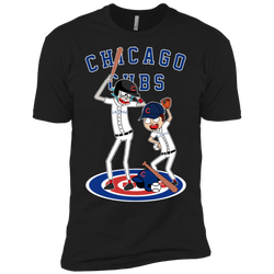 Chicago Cubs Baseball Rick And Morty Men's Sleeve Shirt - The White Eagles