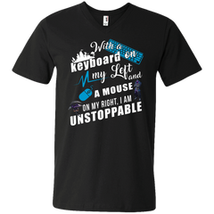 Fortnite I Am Unstoppable Men's V-Neck T-Shirt - The White Eagles