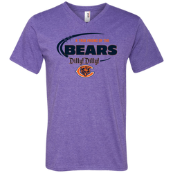 Dilly Dilly Chicago Bears A True Friend Of The Bears Men's V-Neck T-Shirt - The White Eagles