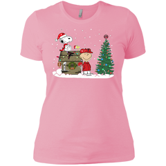 Atlanta Falcons Snoopy The Peanuts Ugly Christmas Sweater  Super Bowl Ladies' Shirt - The White Eagles