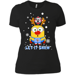 Minion Davidson Wildcats Ugly Christmas Sweaters Let It Snow Ladies' Shirt - The White Eagles
