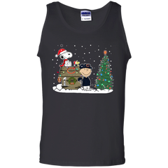 Chicago Bears Snoopy The Peanuts Ugly Christmas Sweater  Super Bowl Tank Top - The White Eagles