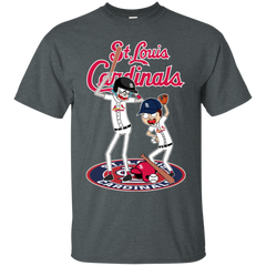 St Louis Cardinals Baseball Rick And Morty Cotton T-Shirt - The White Eagles