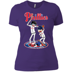 Philadelphia Phillies Baseball Rick And Morty Ladies' Shirt - The White Eagles