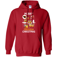 Oregon State Beavers Ugly Christmas Sweaters Minions Santa Claus Merry Christmas Hoodie - The White Eagles