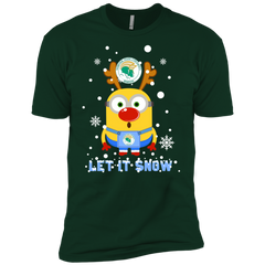Minion Norfolk State Spartans Ugly Christmas Sweaters Let It Snow Men's Sleeve Shirt - The White Eagles