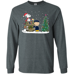 Houston Texans Snoopy The Peanuts Ugly Christmas Sweater  Super Bowl LS Cotton T-Shirt - The White Eagles