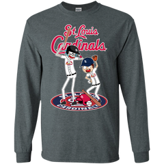 St Louis Cardinals Baseball Rick And Morty LS Cotton T-Shirt - The White Eagles