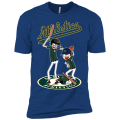 Oakland Athletics Baseball Rick And Morty Men's Sleeve Shirt - The White Eagles
