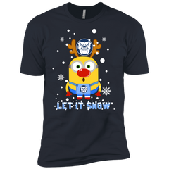 Minion Butler Bulldogs Ugly Christmas Sweaters Let It Snow Men's Sleeve Shirt - The White Eagles
