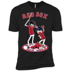 Boston Red Sox Baseball Rick And Morty Men's Sleeve Shirt - The White Eagles