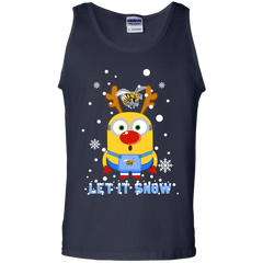 Minion Alabama State Hornets Ugly Christmas Sweaters Let It Snow Tank Top - The White Eagles
